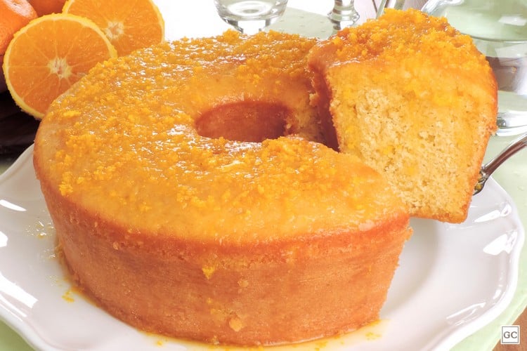 bolo de laranja com casca