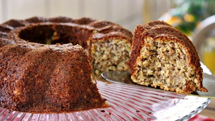 receita de bolo de banana com aveia