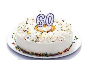 bolo para aniversário de 60 anos