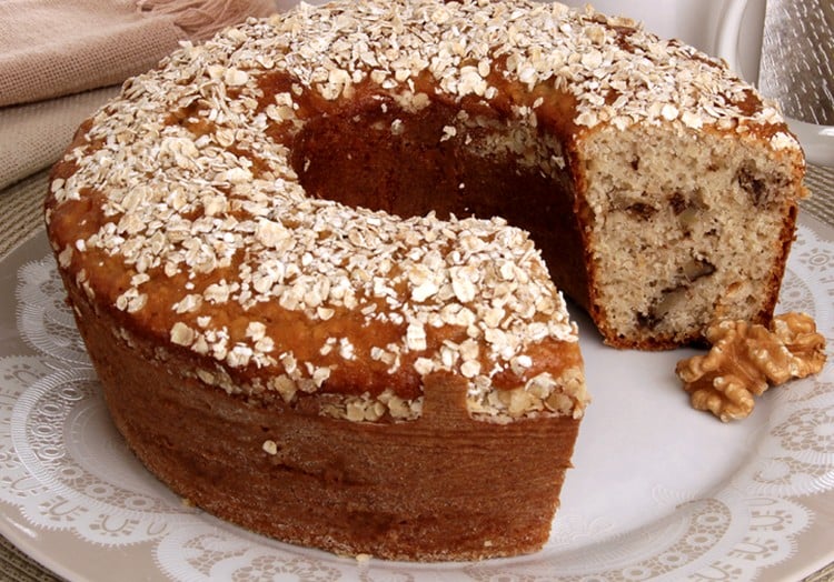 receita de bolo de aveia