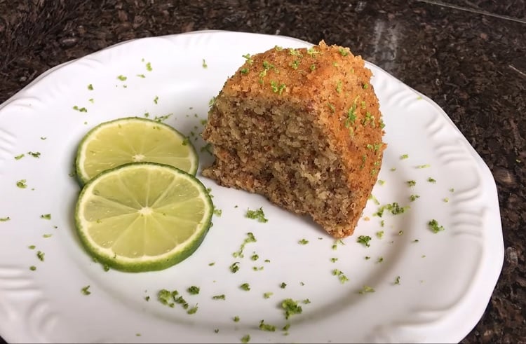 bolo de limão low carb