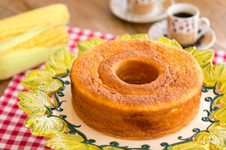 bolo de milho low carb