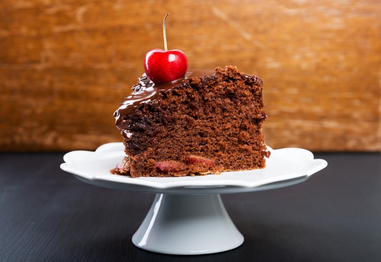 massa de chocolate para bolo no pote