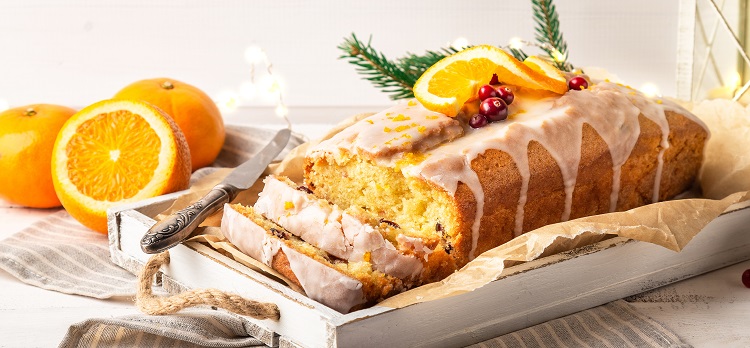 bolo de laranja com cobertura de limão