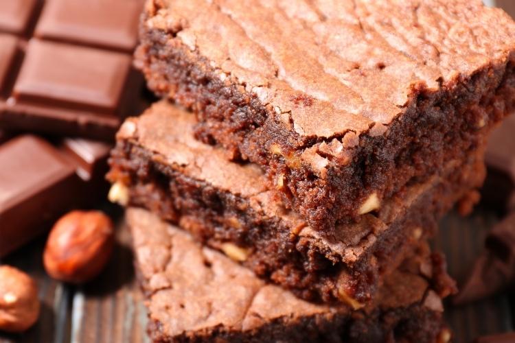 como deixar o brownie com casquinha