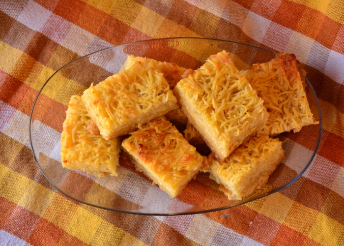 Bolo de mandioca sem ovo