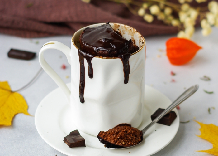 Receita de cobertura para bolo de caneca