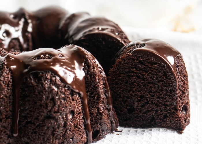 bolo de chocolate fofo com óleo