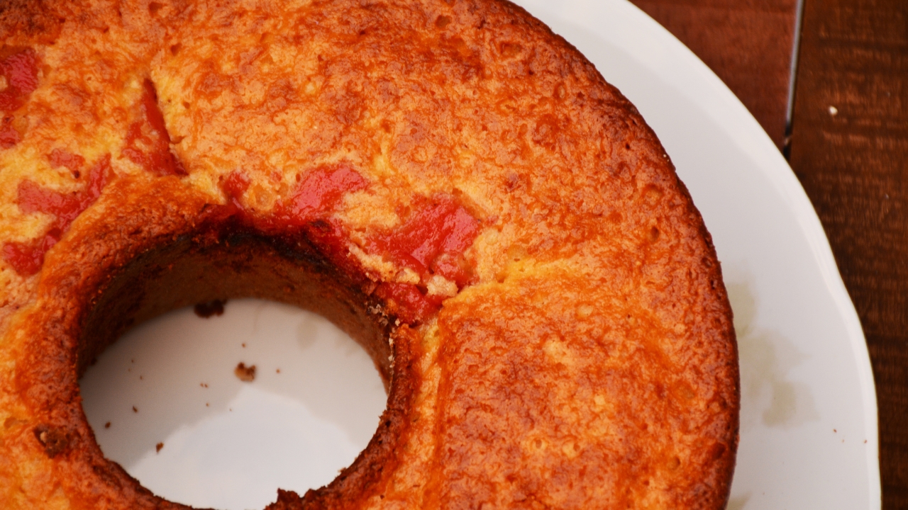 Bolo de Goiabada com Queijo