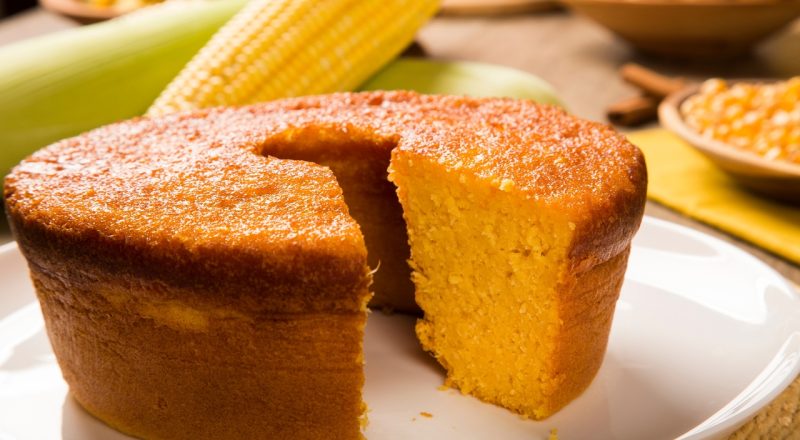 Bolo de milho verde salgado