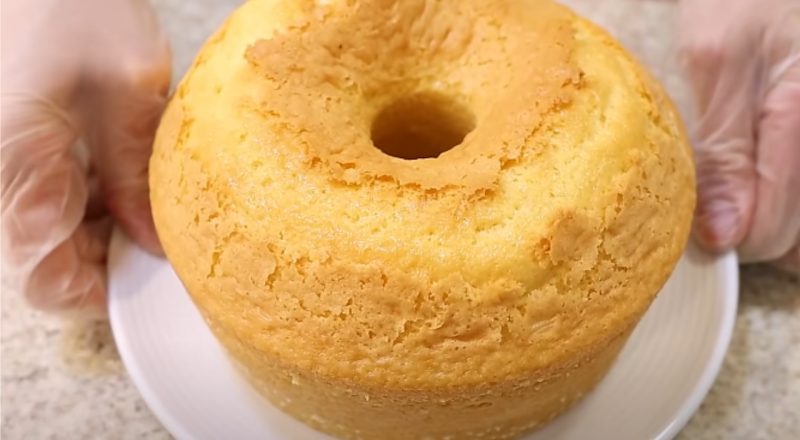 Bolo de arroz cru