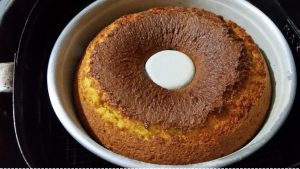 Receita de bolo de fubá na airfryer
