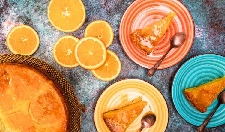 bolo de fubá com laranja