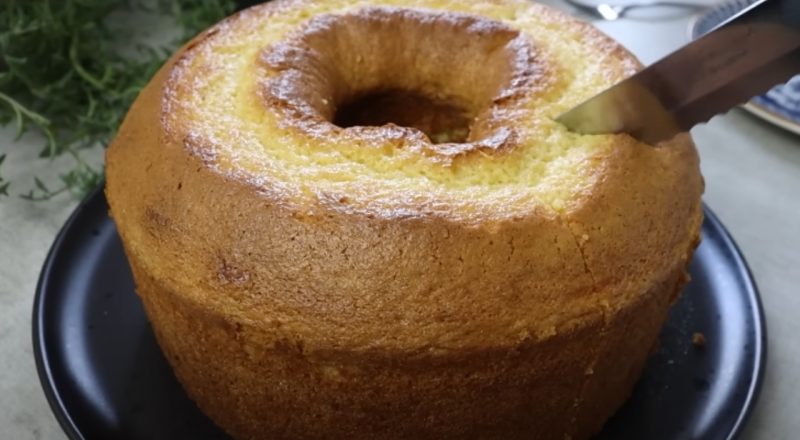 Bolo 5 copos de liquidificador