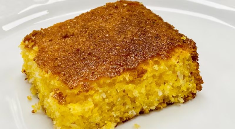 Bolo de milho com 1 ovo