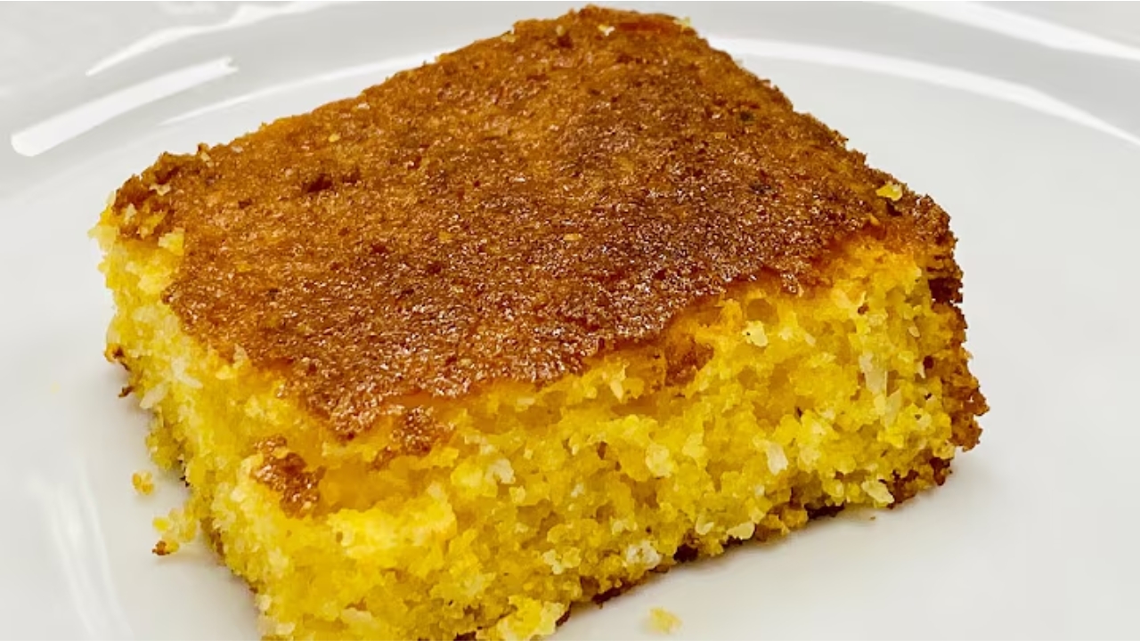 Bolo de milho com 1 ovo