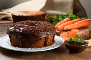 Bolo de cenoura sem fermento