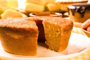 Bolo de flocão de milho sem fermento