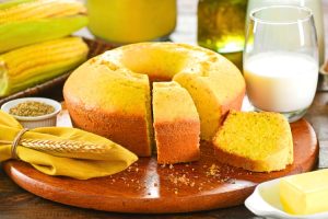 Bolo de milho precisa de fermento