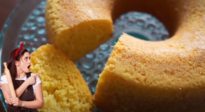 bolo de milho sem açúcar