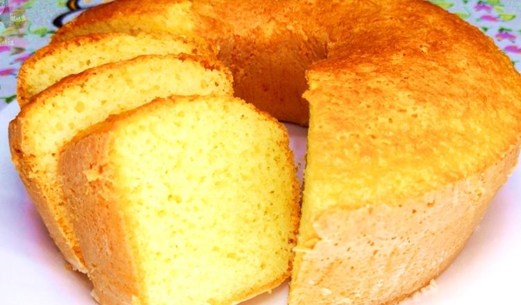 Bolo de arroz sem leite