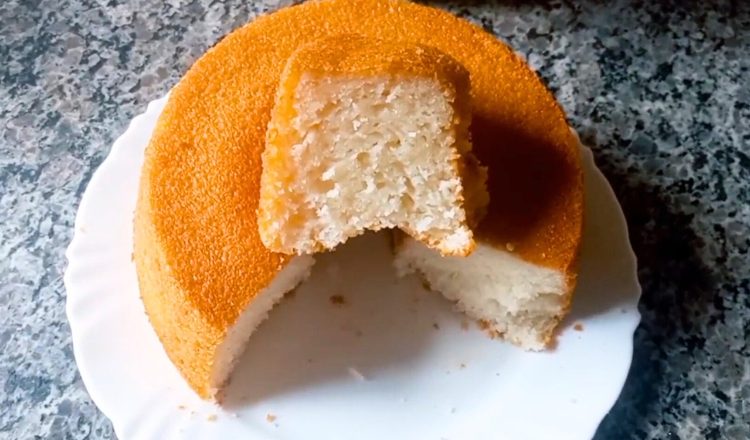 Bolo de arroz sem ovo