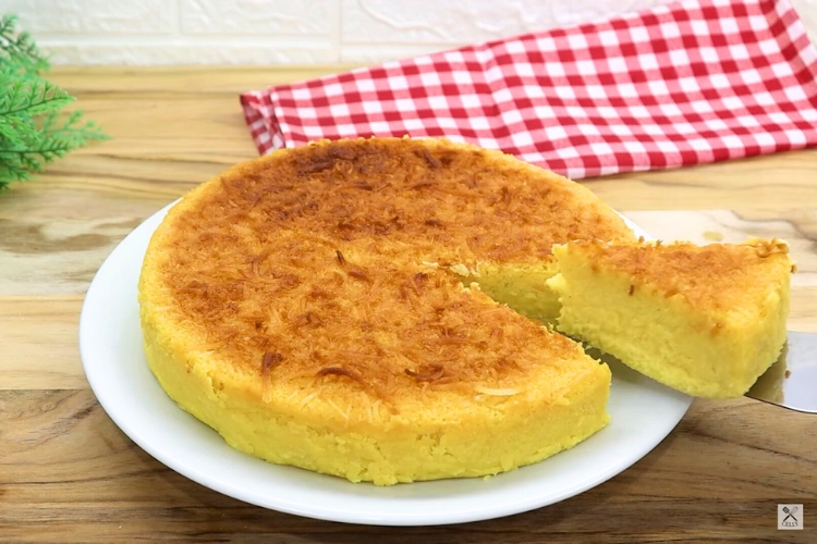 Bolo de milho com coco