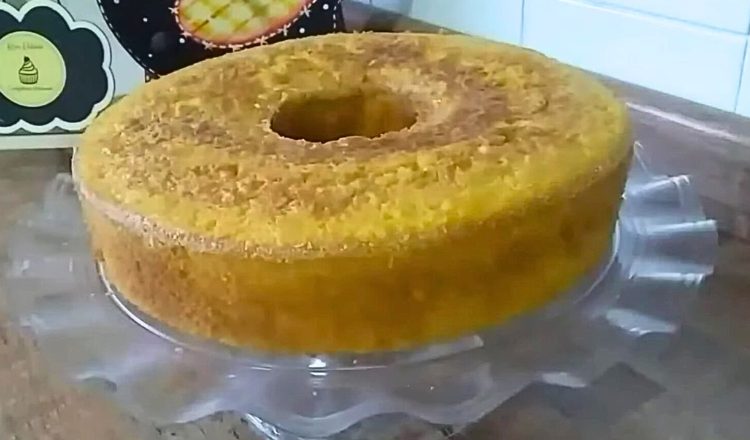 Bolo de milho com leite de coco