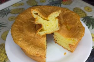 Bolo de tapioca com 3 ingredientes
