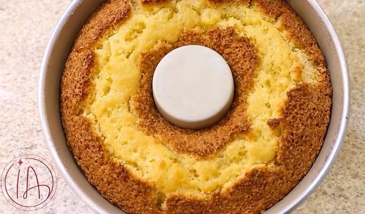 Bolo de tapioca com farinha de trigo