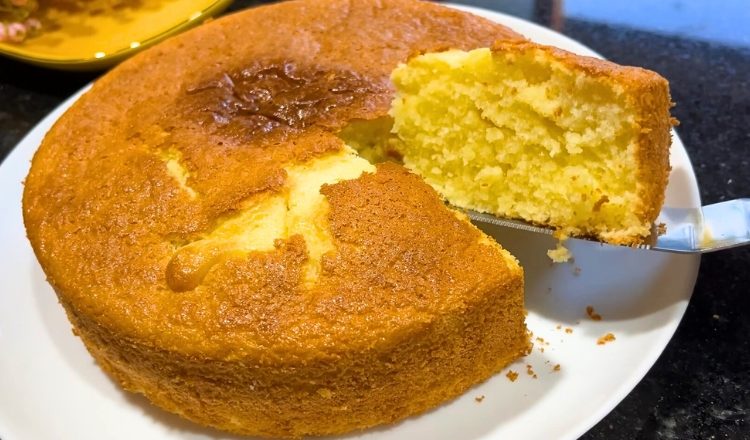 Bolo de tapioca de liquidificador