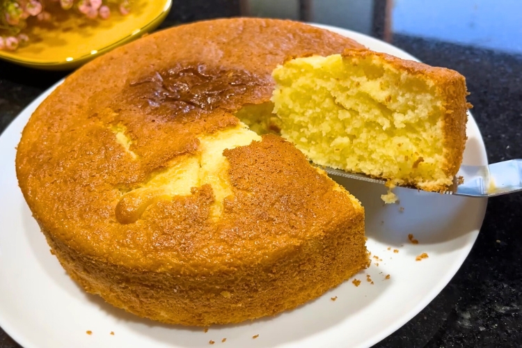 Bolo de tapioca de liquidificador