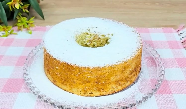 Bolo de banana com maizena