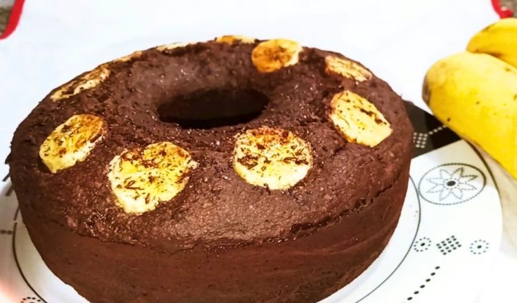 Bolo de banana sem farinha de trigo