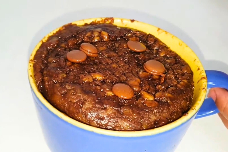 Bolo de caneca fit com 3 ingredientes