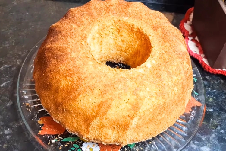 Bolo de fubá com maizena