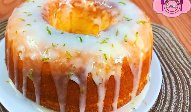 Bolo de limão sem farinha de trigo