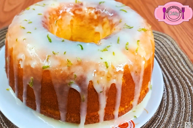 Bolo de limão sem farinha de trigo