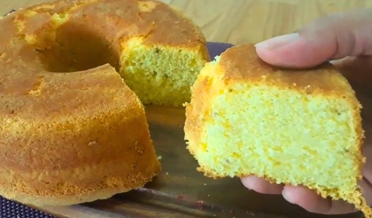 Bolo de milho com 3 ingredientes