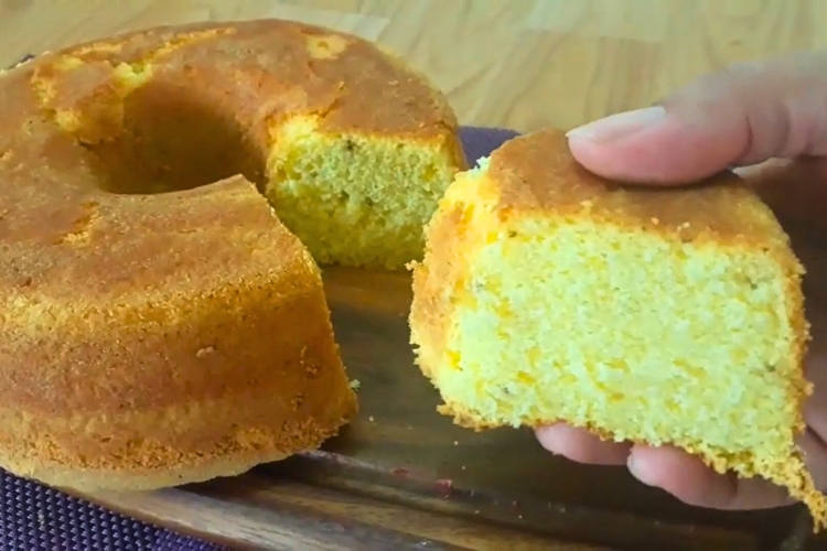 Bolo de milho com 3 ingredientes