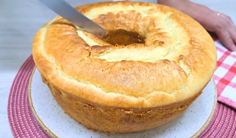 Bolo de nata com maizena