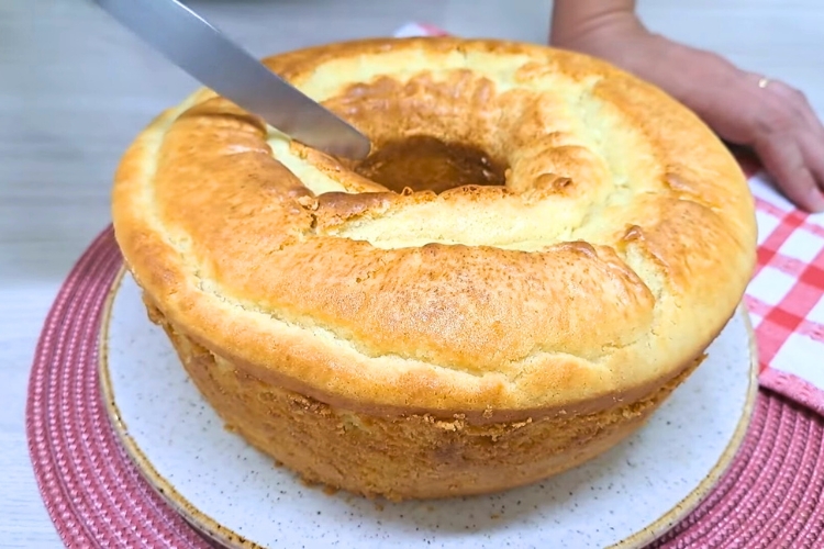 Bolo de nata com maizena