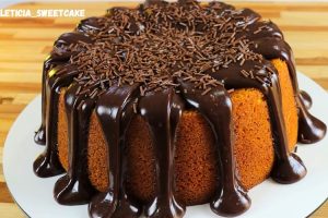 Cobertura para bolo de cenoura simples