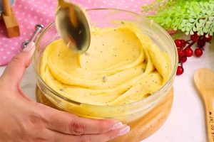 Recheio de maracujá com chocolate branco