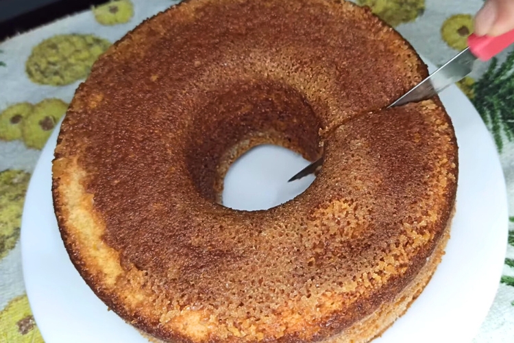 Bolo de banana sem ovo
