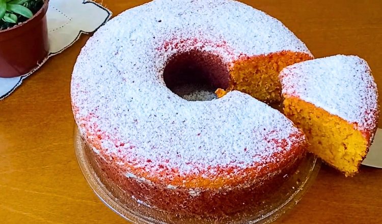 Bolo de beterraba com cenoura