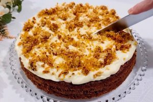 Bolo de cenoura com especiarias