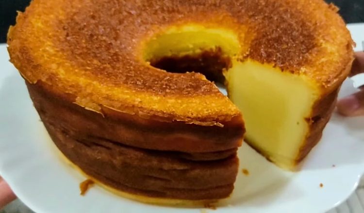 Bolo de leite sem leite condensado