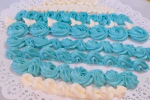 Cobertura de bolo com gordura vegetal