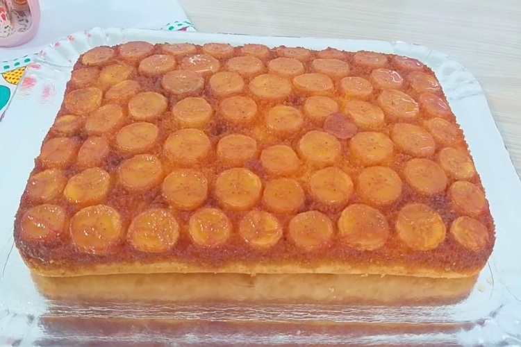 Bolo de banana sem liquidificador